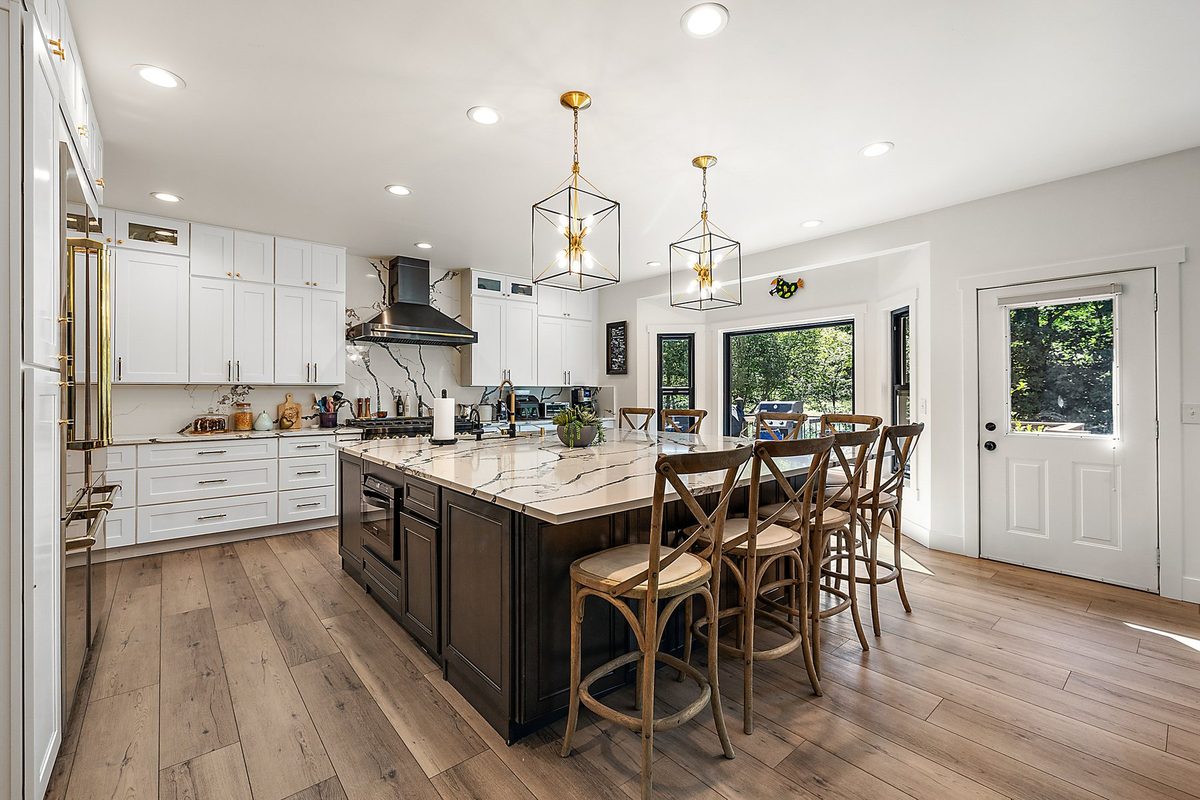Bright finished kitchen after turnover cleanup and detail work.