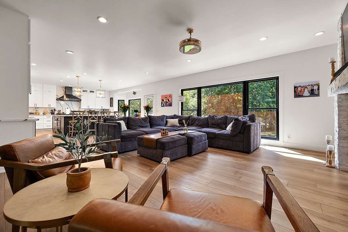 Finished living area with clean floors and ready interior surfaces.
